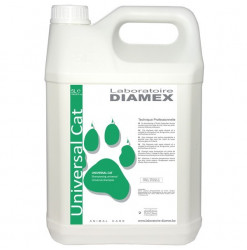 Diamex Shampooing Universal Cat 5l. Shampooing pour chat. A base d'huile d'amandes douces.