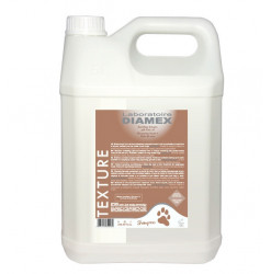 Diamex Shampooing Texture Vison 5l. Shampooing pour chien. Pour les chiens à poil long.