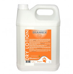 Diamex Lotion Dry 5l. Shampooing pour chien sans rinçage.