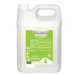 Diamex Shampooing Apple 5l. Shampooing pour chien. Aux extraits naturels de pommes. Ravive la couleur du pelage.