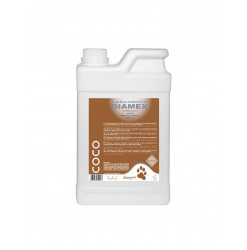 Diamex Shampooing Coco 1l. Shampooing pour chien. A l'huile de Coco. Rend le poil extrêmement doux.