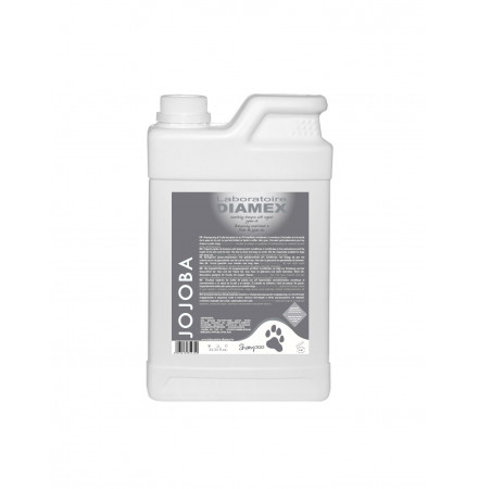 Diamex Shampooing Jojoba 1l. Shampooing pour chien. Pour chiens à poils longs. A l'huile de Jojoba. PH équilibré.