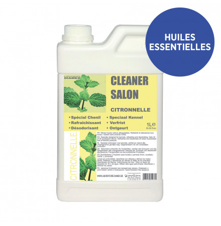 Diamex Cleaner Salon Citronelle 1l. Produit de nettoyage pour vos locaux. Parfum citronelle.