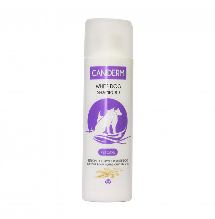 CANIDERM - White Dog Shampoo 220 ml - Nouvelle Formule