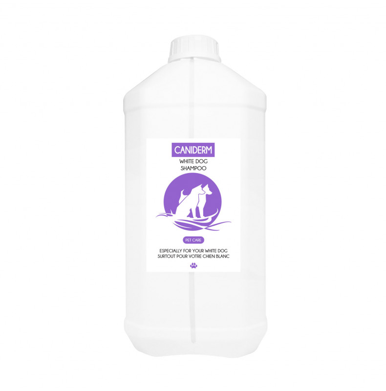CANIDERM - White Dog Shampoo 5L - Nouvelle Formule