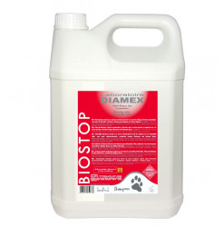Diamex Shampooing Biostop 5l. Shampooing antiparasitaire pour chien. Aux huiles essentielles.