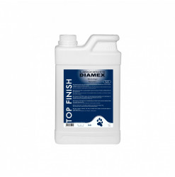 Diamex Professionnel Top Finish 1l. Soin du poil pour chien. Produit de finition. antistatique. Donne de la brillance