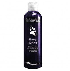Diamex Shampooing Easy White 250 Ml. Shampooing pour chien. Pour chien blanc. Rend le poil soyeux et éclatant.