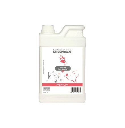 Diamex Parfum Fraise 1l. Parfum pour chien senteur fraise.