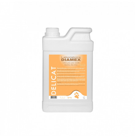 Diamex Delicat Spray 1l. Produit de soin de la peau pour chien. Tea Tree Oil. Soulage les irritations et démangeaisons.