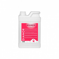 Diamex Dianor 1/2 Gras 1l. Soin des oreilles pour chien. Permet aux impuretés de remonter à la surface. Prévient les infections